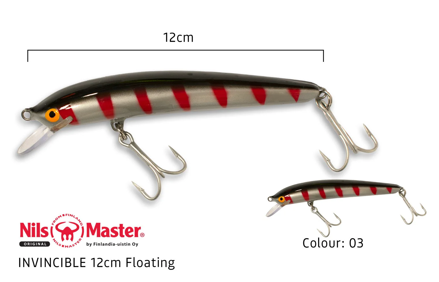 Nils Master Invincible-F 12cm 24g - Image 24
