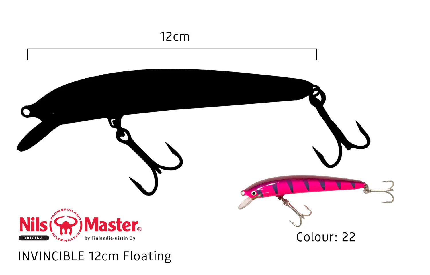 Nils Master Invincible-F 12cm 24g - Image 27