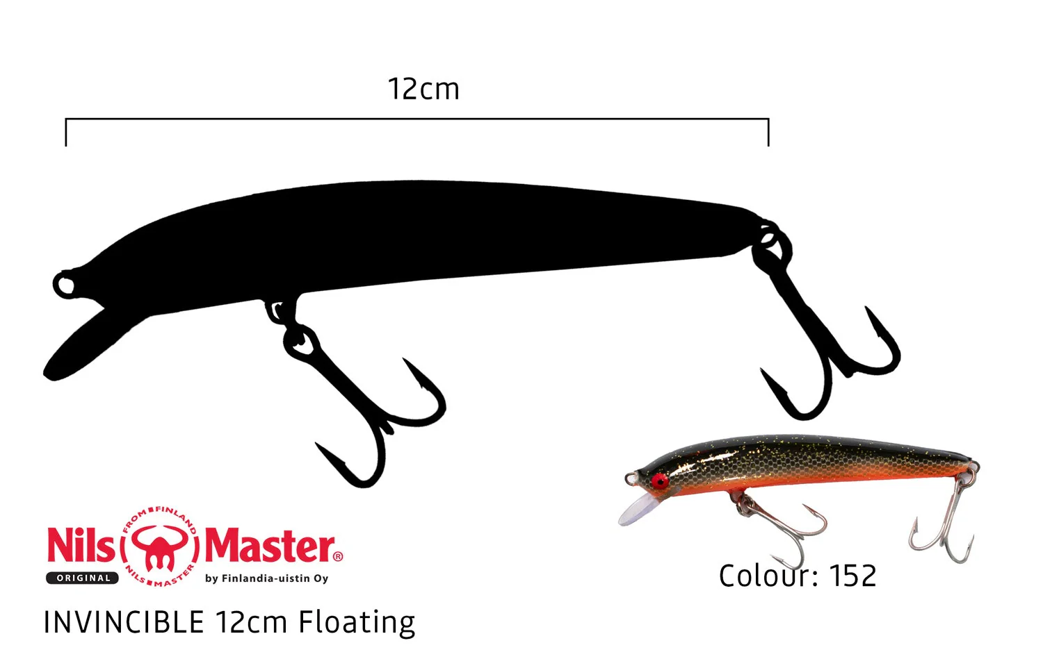 Nils Master Invincible-F 12cm 24g - Image 28
