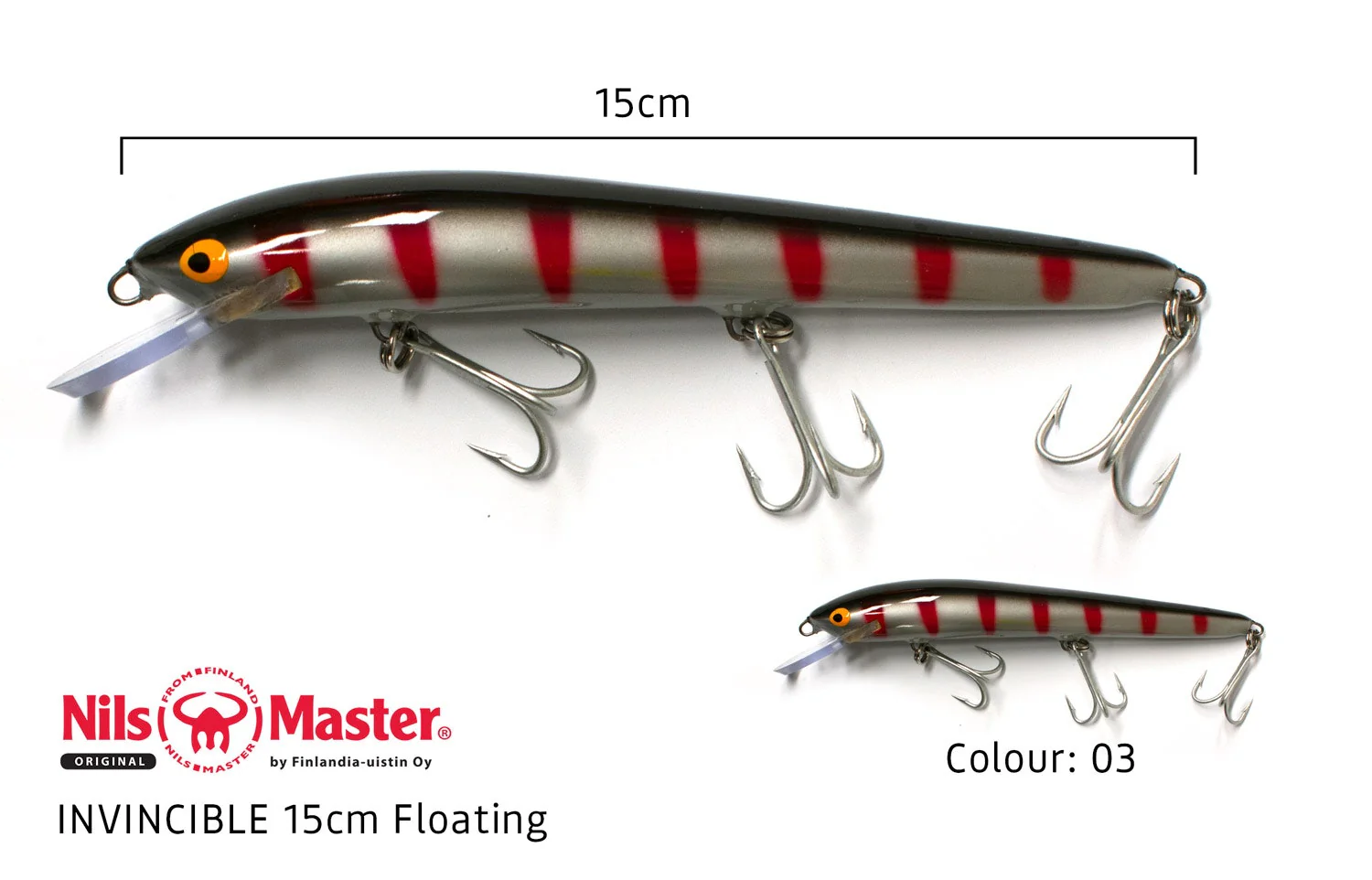 Nils Master Invincible-F 15cm 30g - Image 11