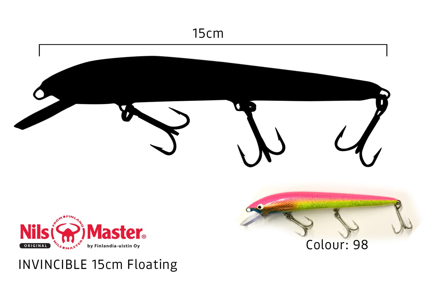 Nils Master Invincible-F 15cm 30g - Image 12