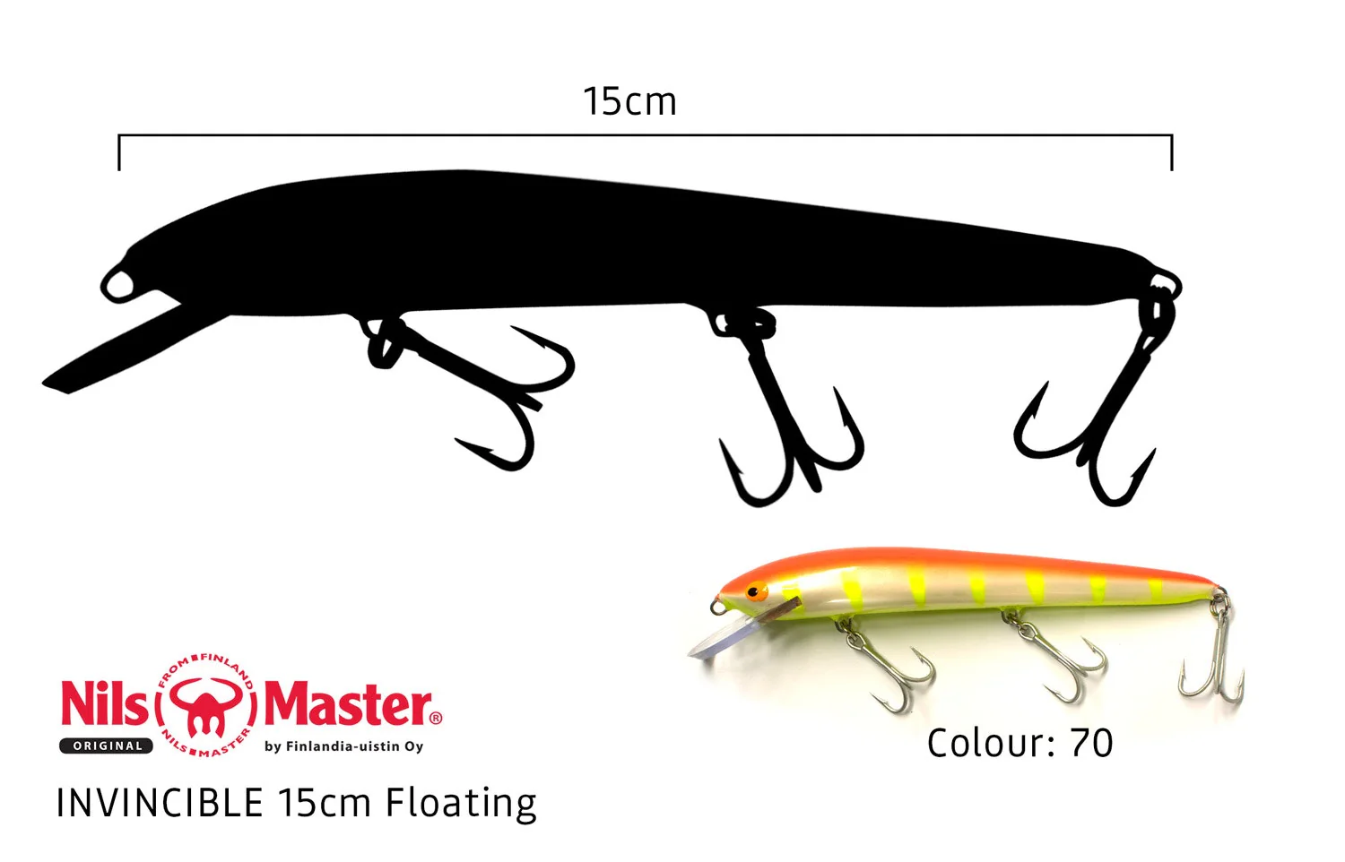 Nils Master Invincible-F 15cm 30g - Image 13