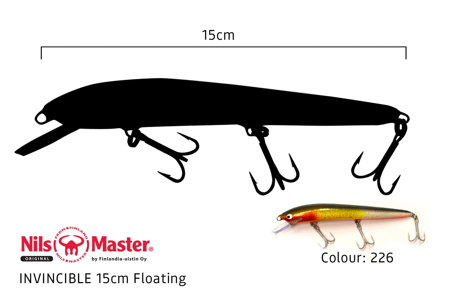 Nils Master Invincible-F 15cm 30g - Image 15