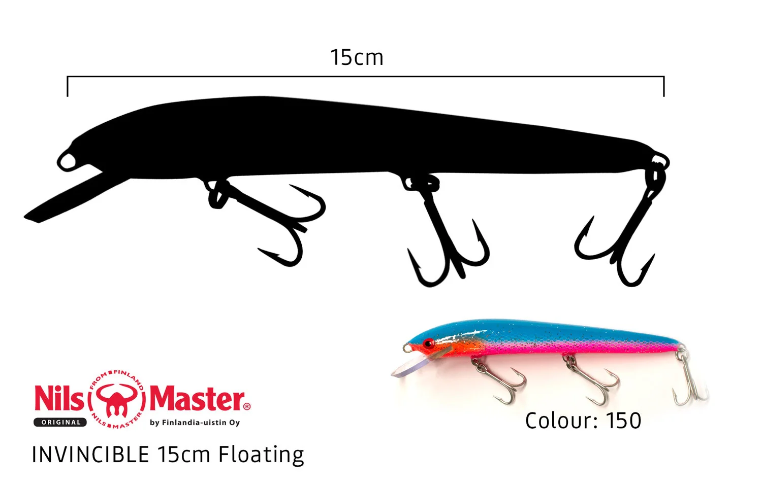 Nils Master Invincible-F 15cm 30g - Image 19
