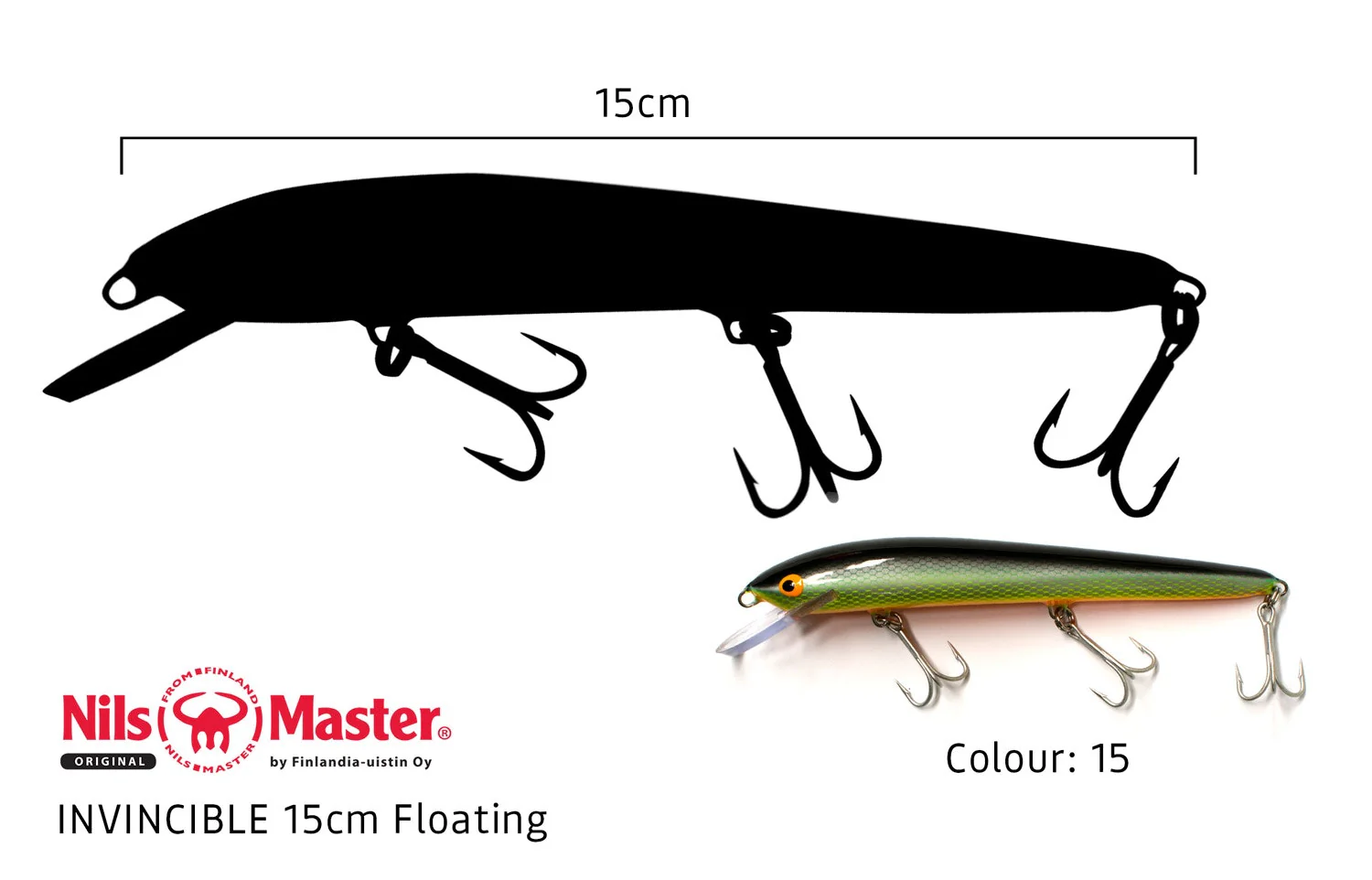 Nils Master Invincible-F 15cm 30g - Image 22