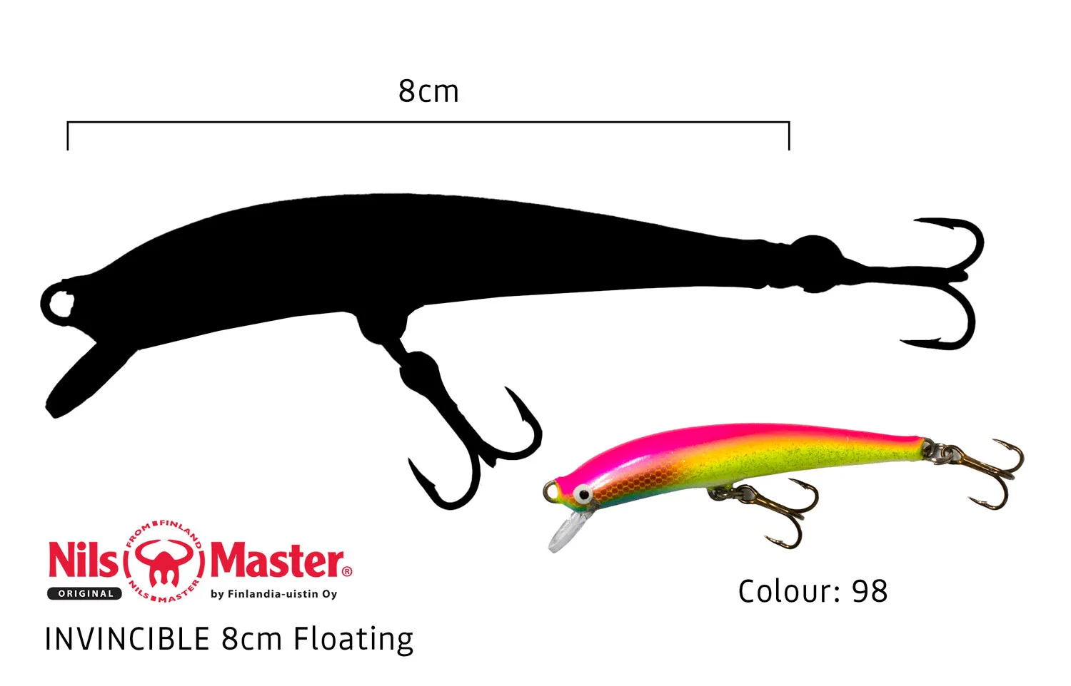 Nils Master Invincible-F 8cm 8g - Image 12