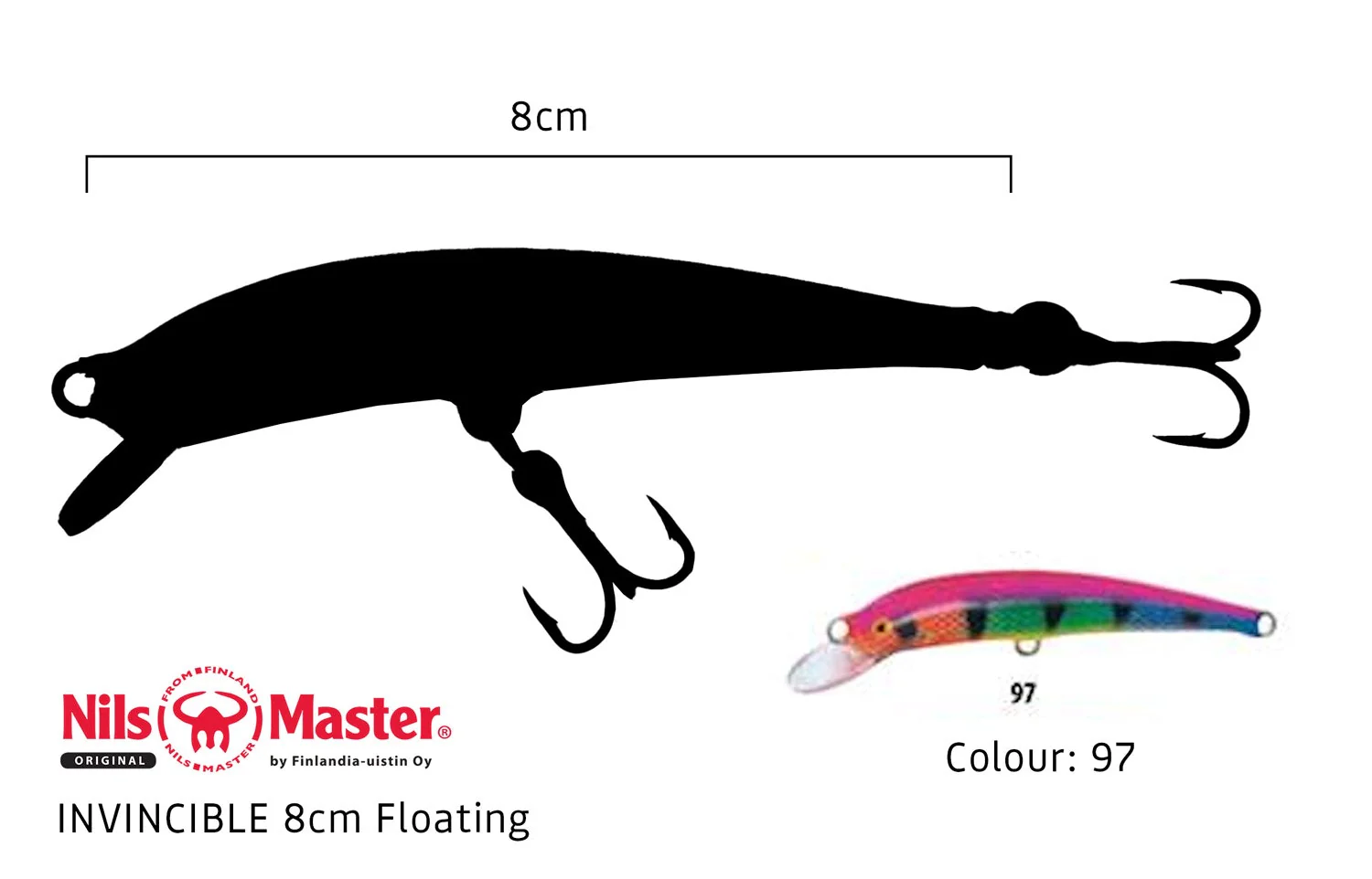 Nils Master Invincible-F 8cm 8g - Image 17