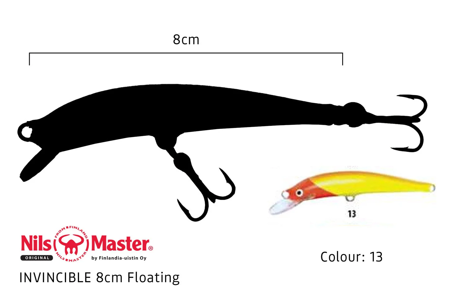 Nils Master Invincible-F 8cm 8g - Image 19