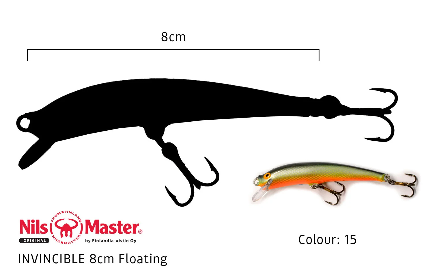 Nils Master Invincible-F 8cm 8g - Image 22