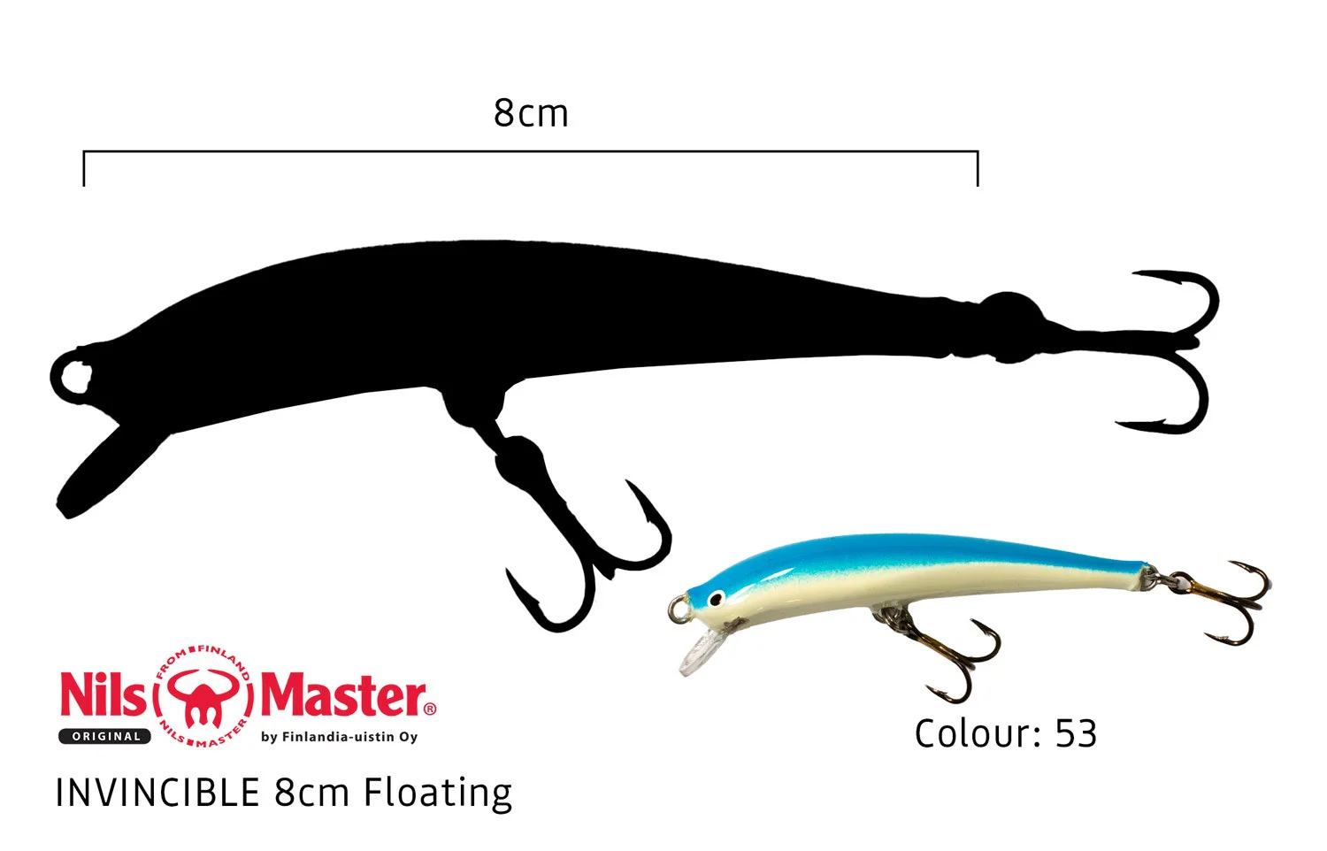 Nils Master Invincible-F 8cm 8g - Image 9