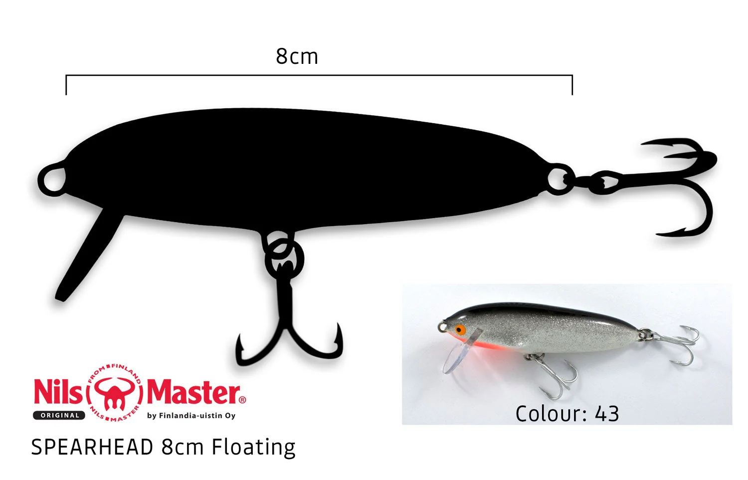 Nils Master Spearhead 8cm 14g - Image 21