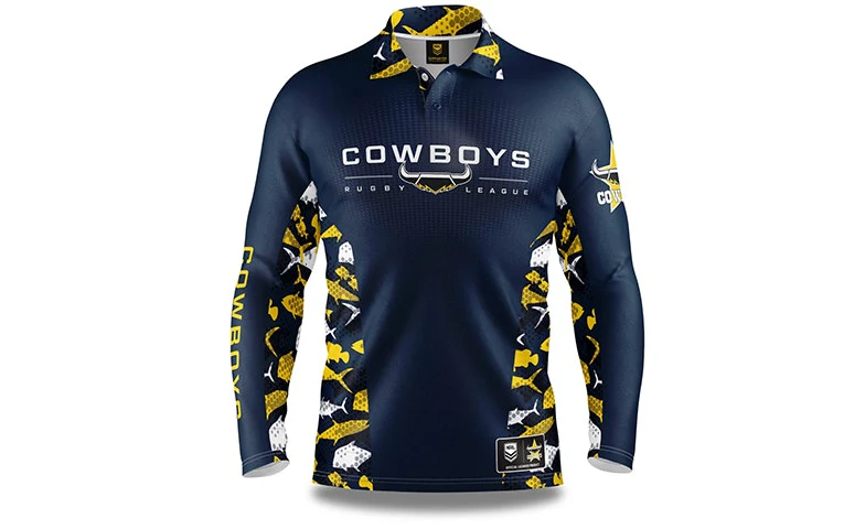 NRL Cowboys 'Reef Runner' Fishing Shirt - Youth - Image 7