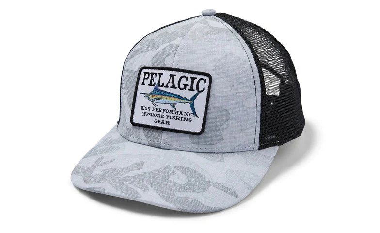 Pelagic Cap Gamefish Marlin Fish Camo Grey - Image 3