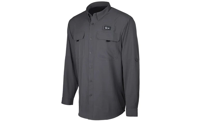 Pelagic Keys Long Sleeve Fishing Shirt Graphite - Image 7