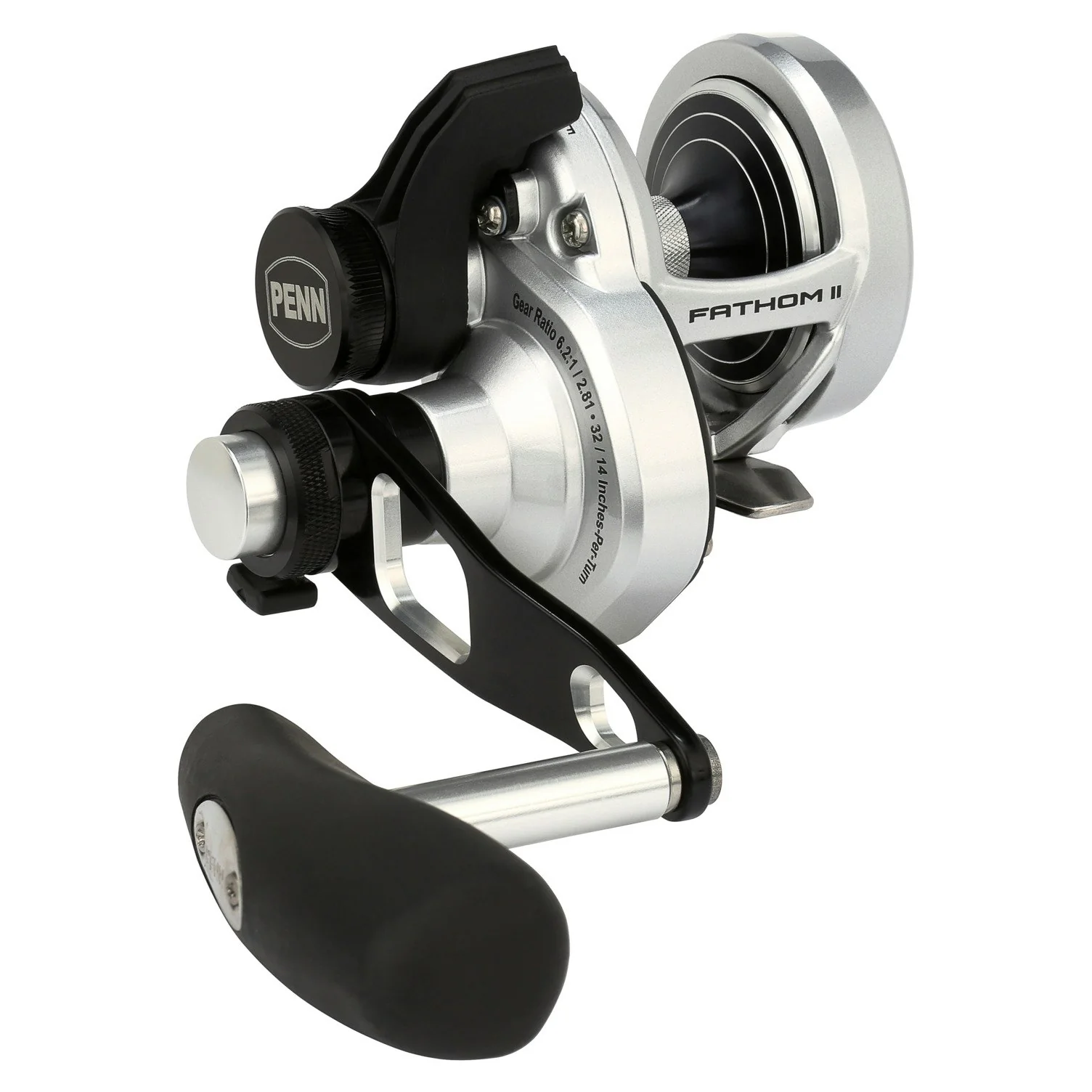 PENN Fathom II Lever Drag 2 Speed Overhead Reel - Image 12