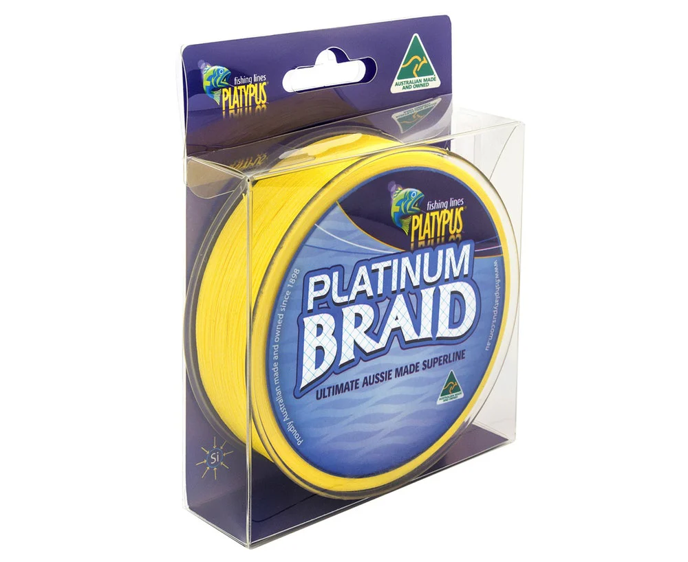 Platypus Platinum Braid 300Yds Yellow - Image 5