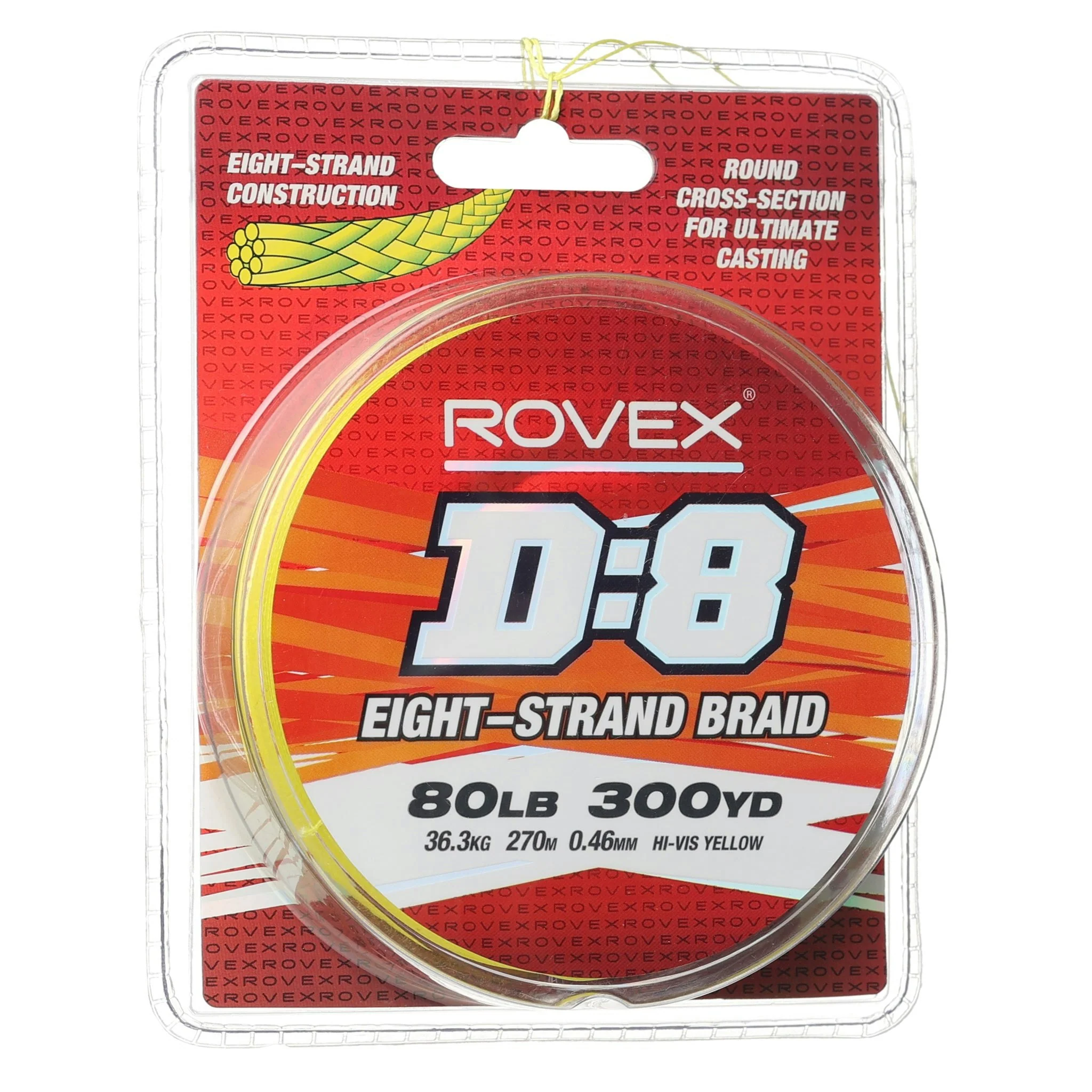 Rovex D:8 Braid Hi Vis Yellow - Image 3