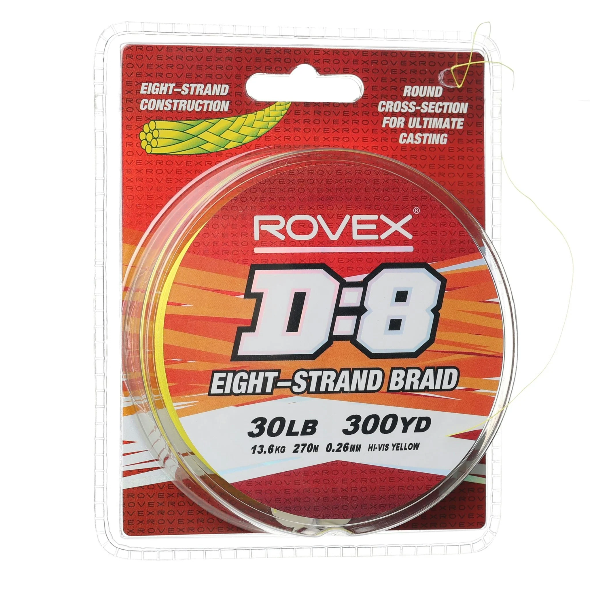 Rovex D:8 Braid Hi Vis Yellow - Image 4