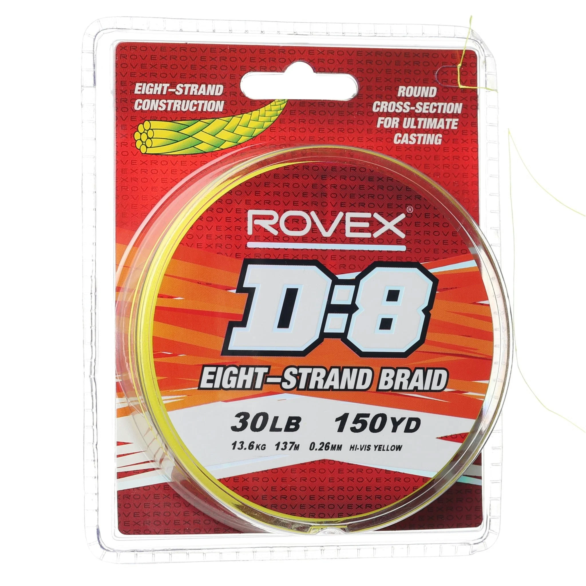 Rovex D:8 Braid Hi Vis Yellow - Image 9