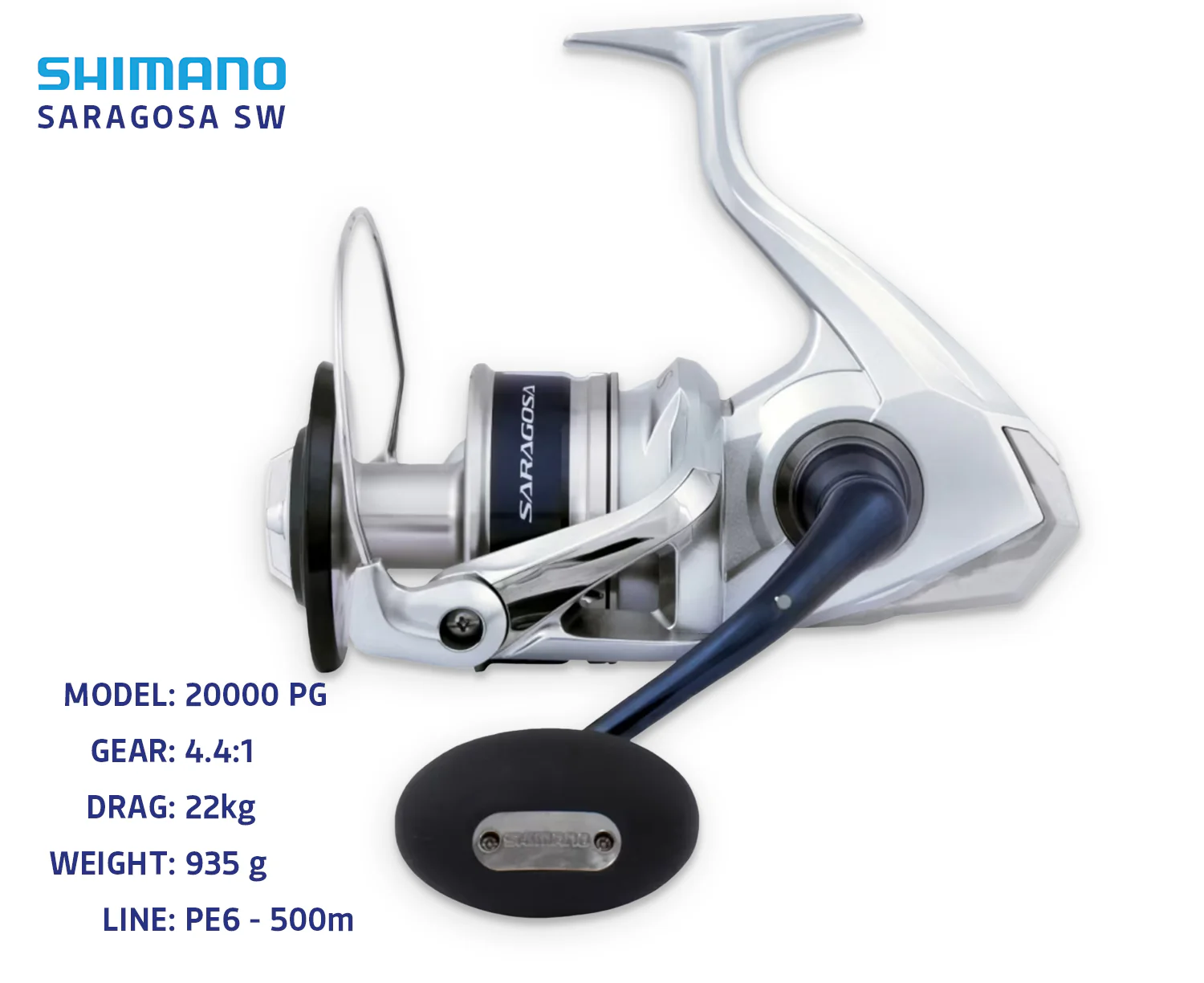 Shimano Saragosa SWA Spin Reel - Image 7