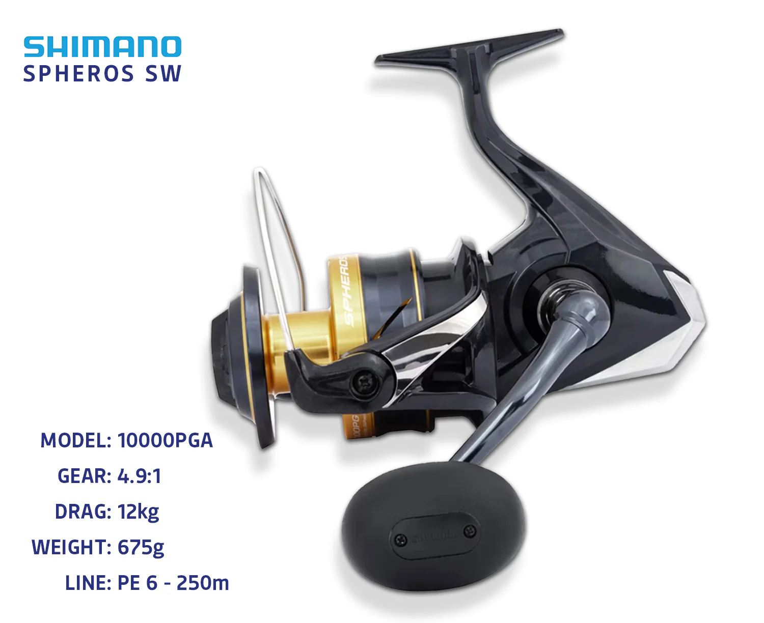 Shimano Spheros SW Spin Reel - Image 3