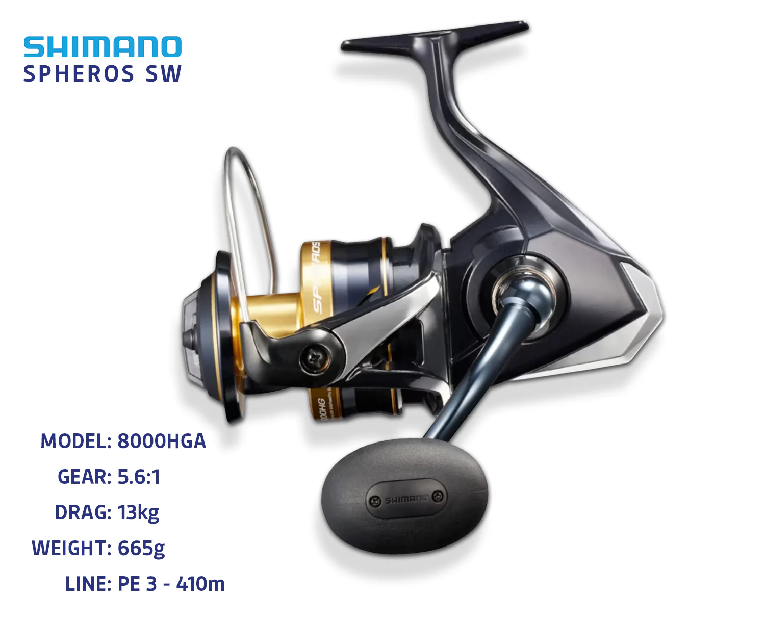 Shimano Spheros SW Spin Reel - Image 9