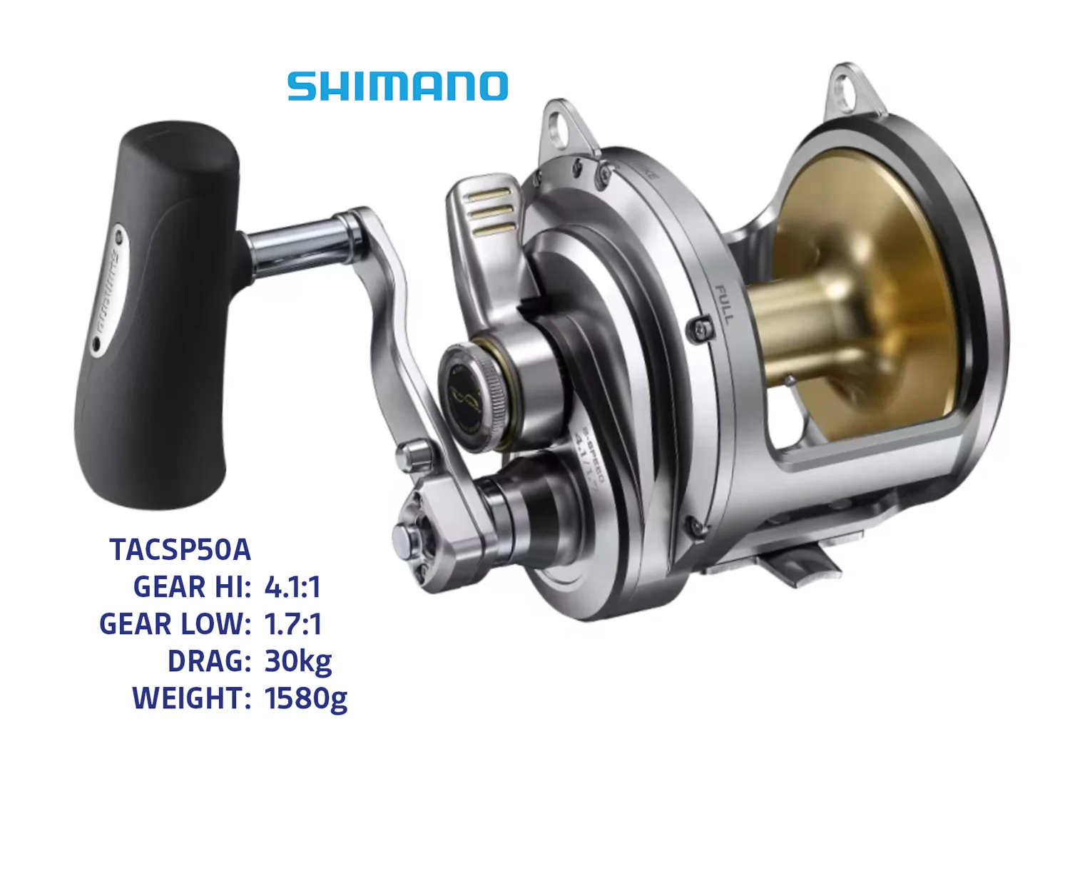 Shimano Talica 2 Speed Overhead Fishing Reels - Image 6