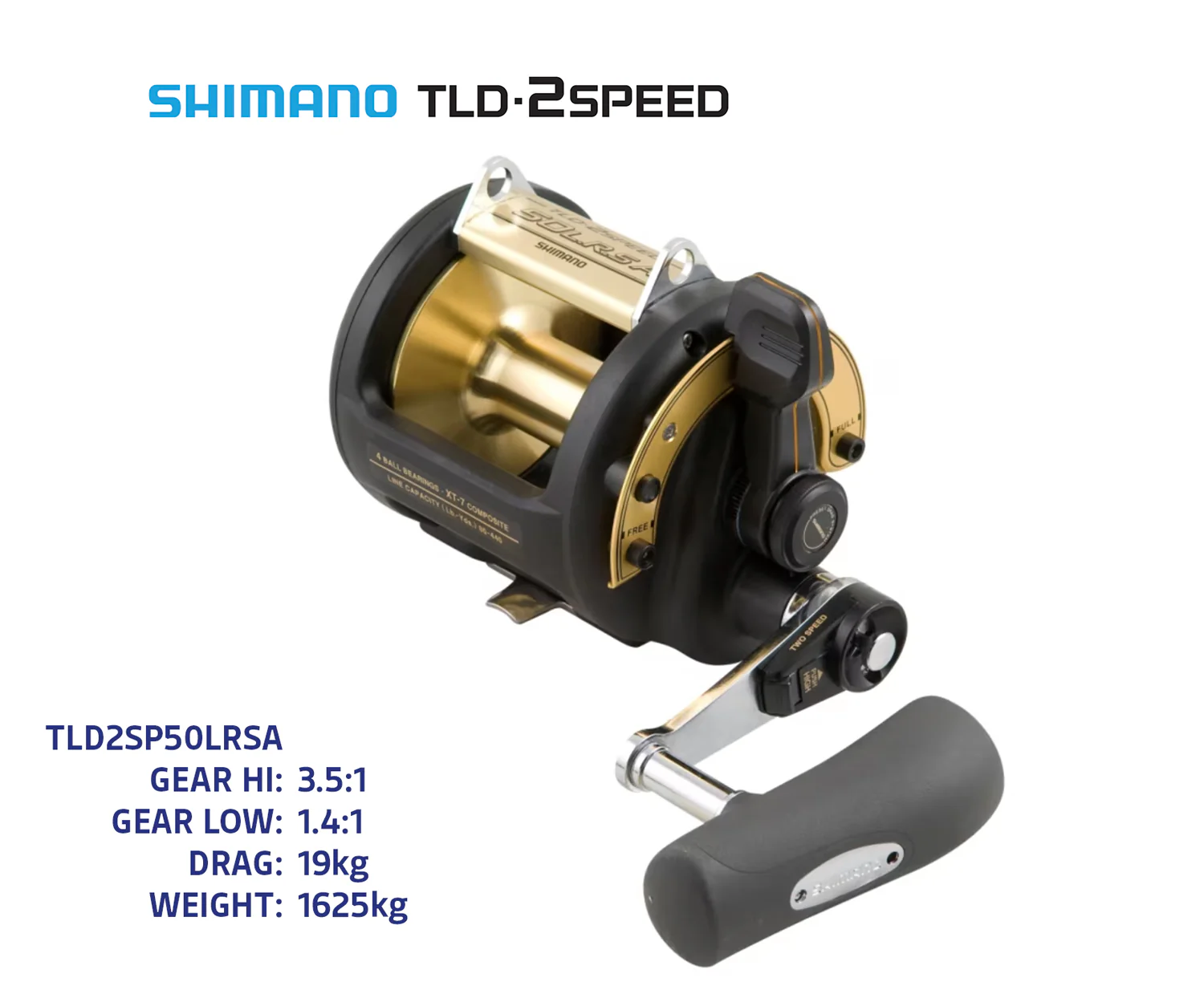 Shimano TLD 2 Speed Reel - Image 3