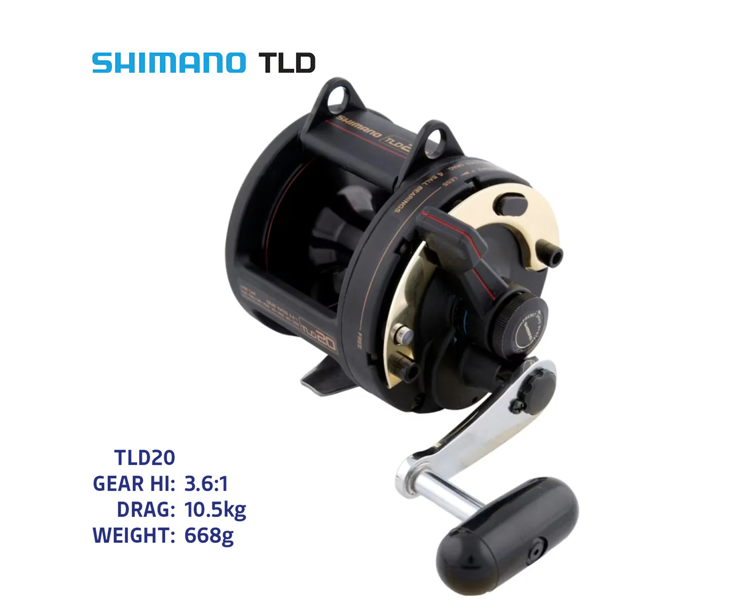 Shimano TLD Triton Overhead Fishing Reels - Image 2