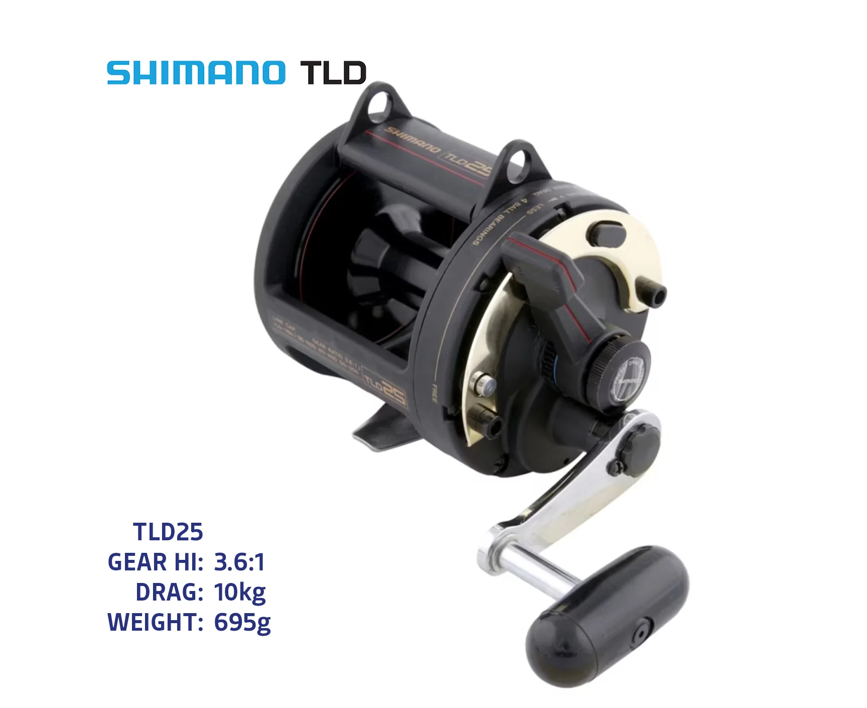 Shimano TLD Triton Overhead Fishing Reels - Image 3