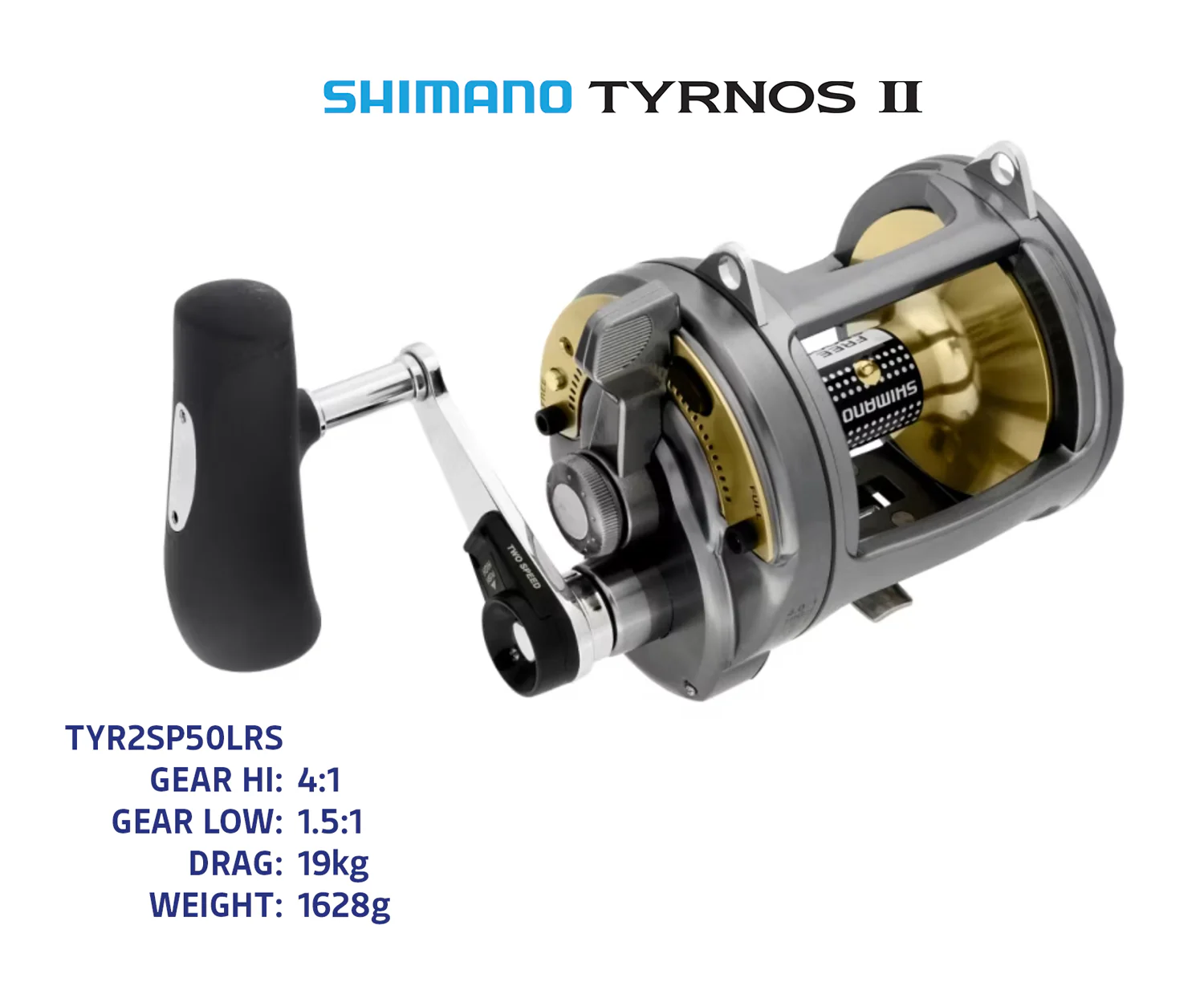 Shimano Tyrnos II Overhead Reel - Image 2