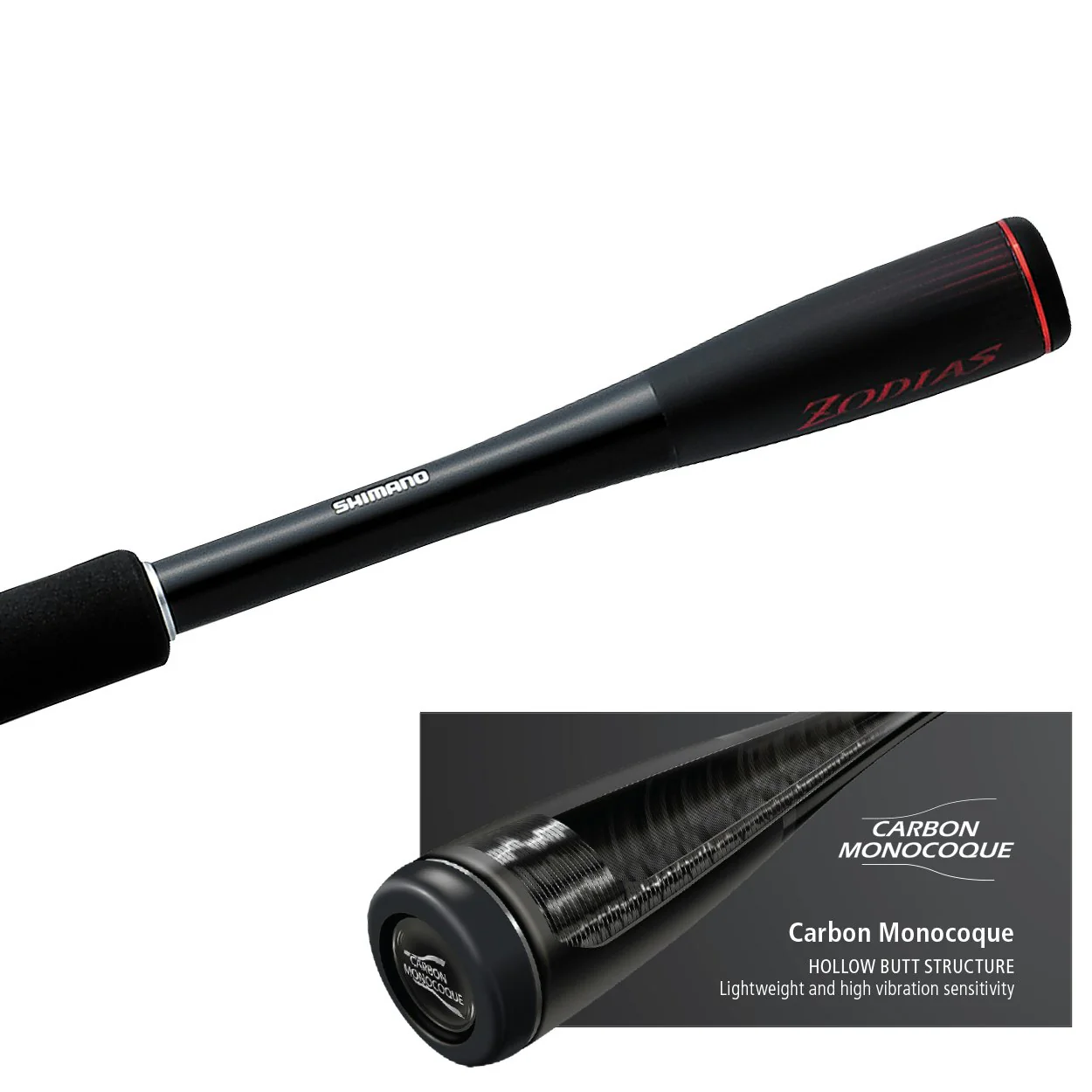 Shimano Zodias Baitcaster Fishing Rods - Image 5