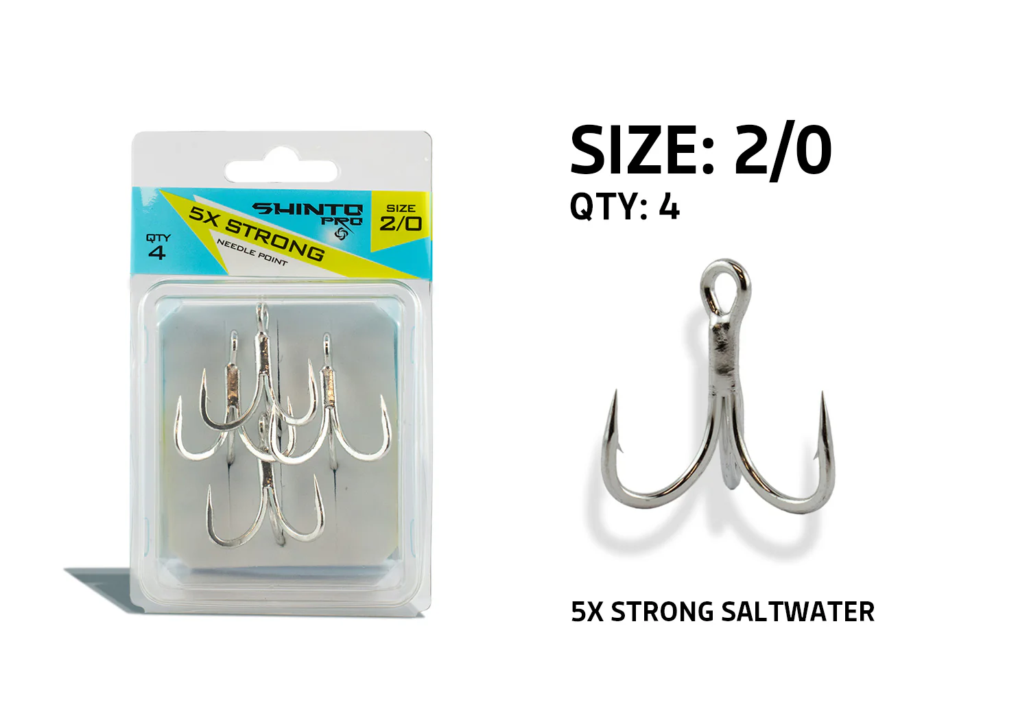 Shinto Pro 5X Strong Saltwater Trebles - Image 5