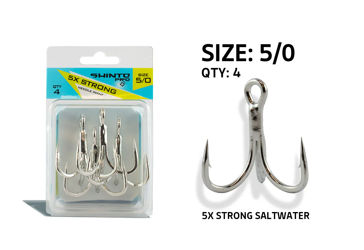 Shinto Pro 5X Strong Saltwater Trebles - Image 8
