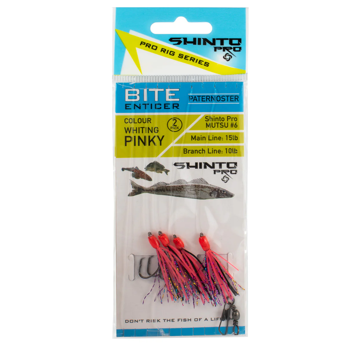 Shinto Pro Bite Enticer Paternoster Mutsu Rig 2pk - Image 5