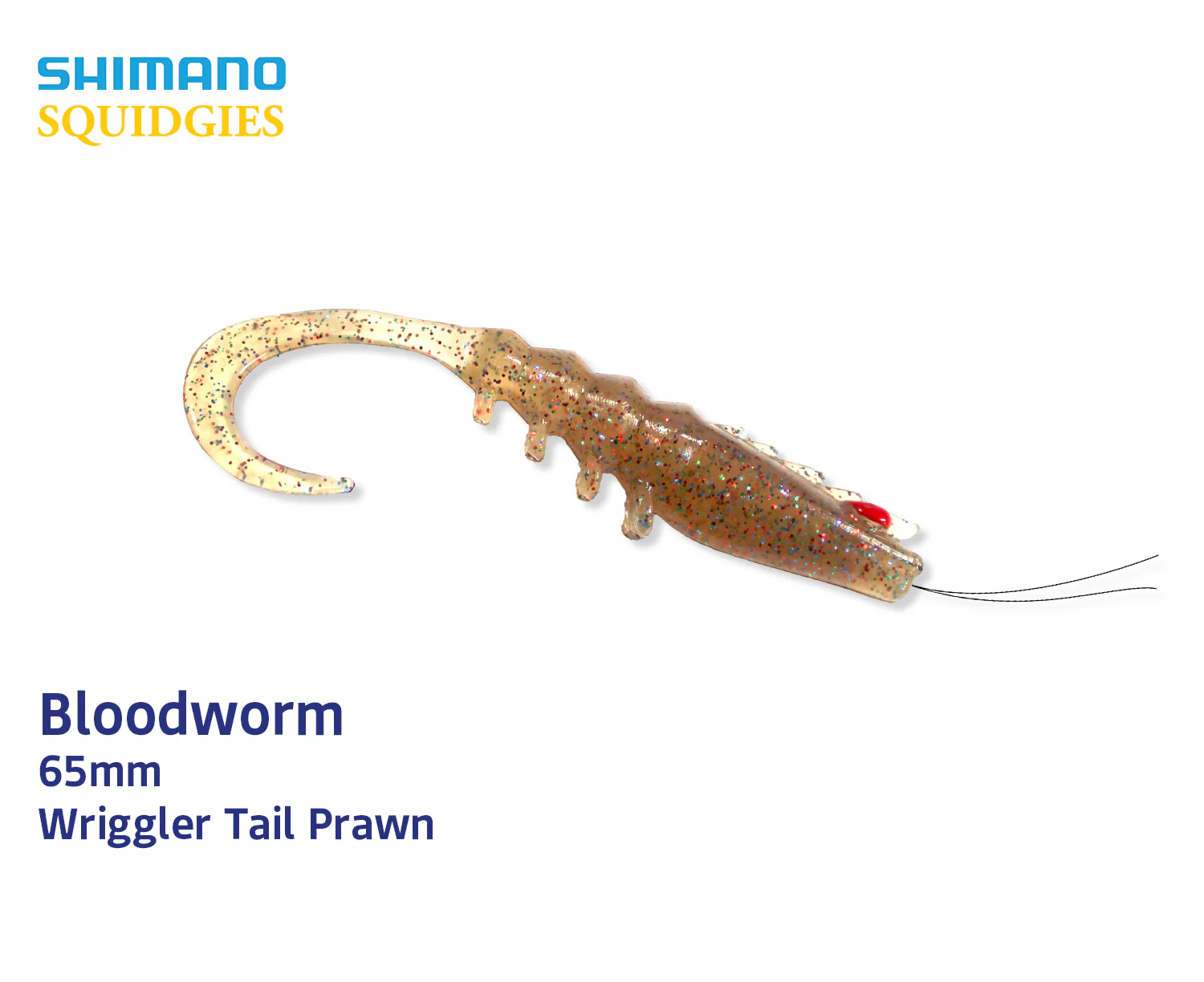 Squidgies Prawn Wriggler Tail 65mm - Image 5