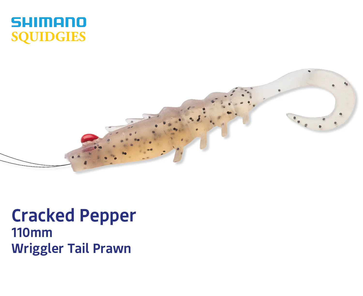 Squidgies Prawn Wriggler Tail 110mm - Image 3