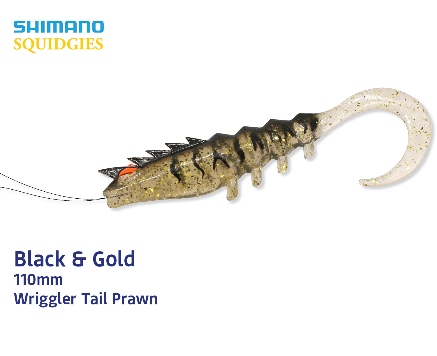 Squidgies Prawn Wriggler Tail 110mm - Image 6