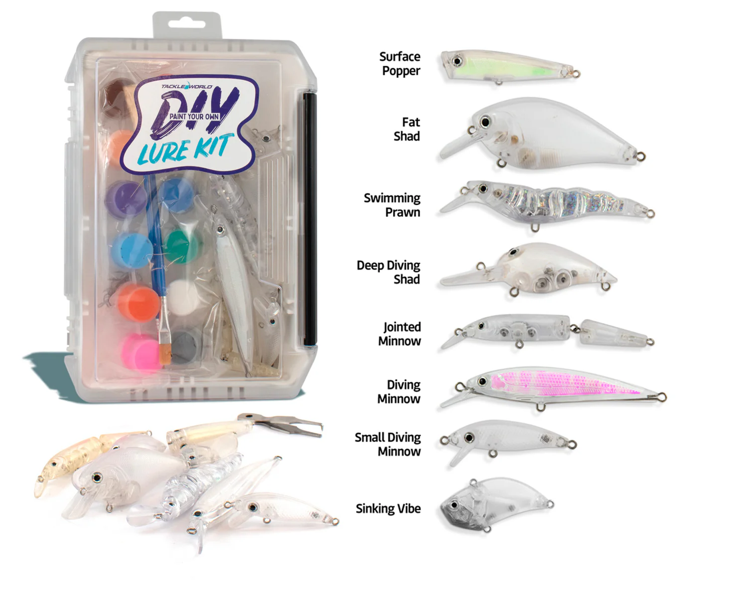 Tackle World DIY Lure Painting Kit - Image 2