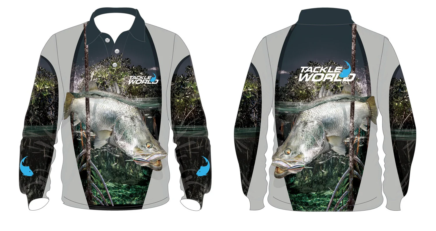 Tackle World Fishing Shirt - BARRA - Image 3