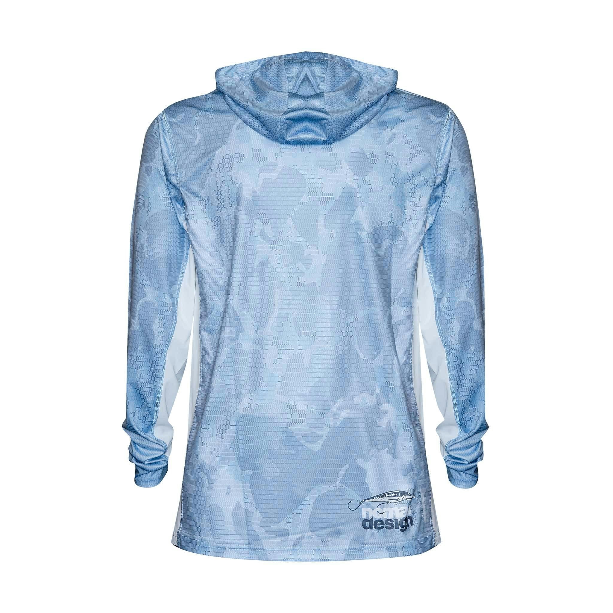 Tech Fishing Shirt Hooded - Camo Splice Blue - Image 2