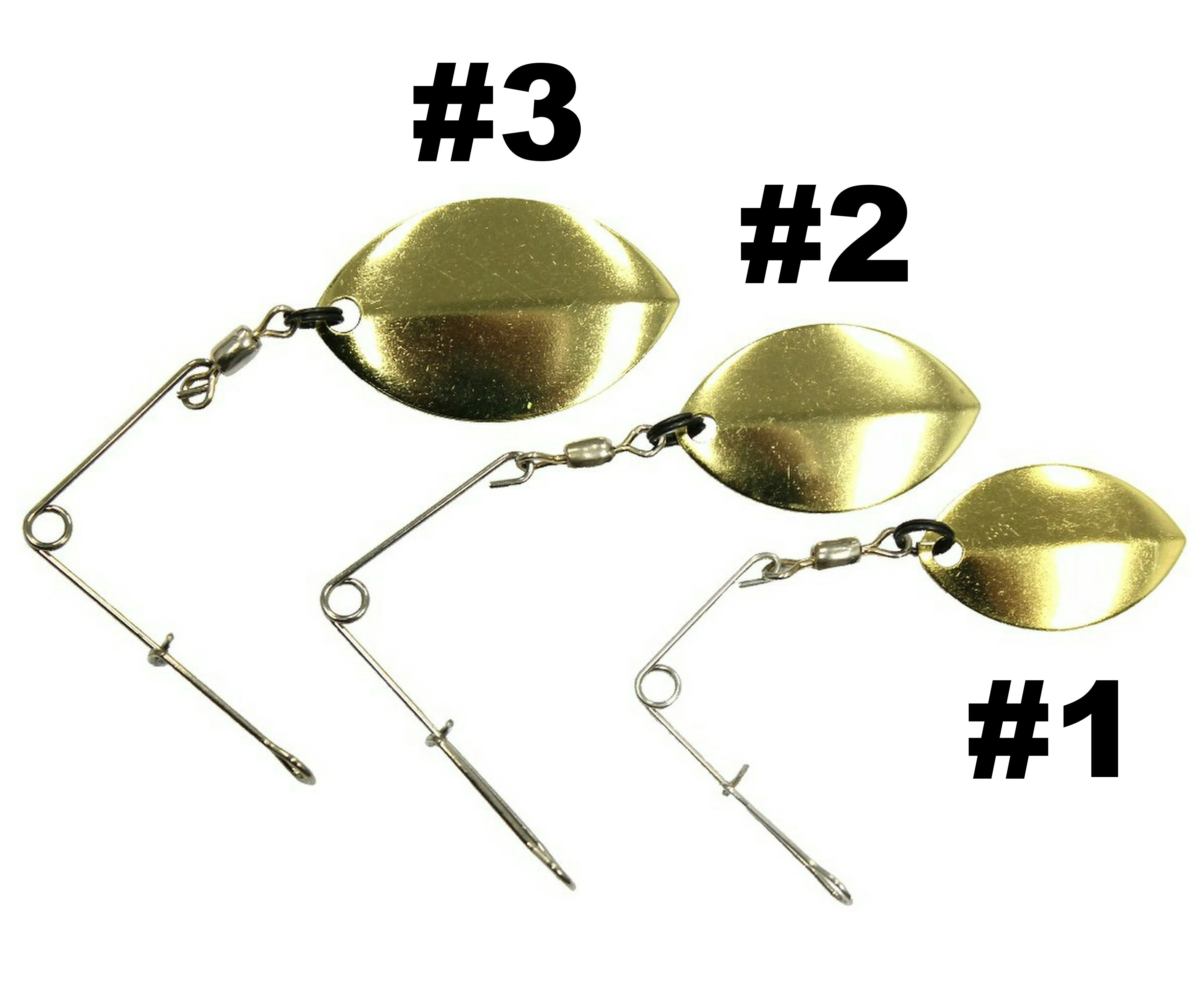 Tribe Jig Spinner 5Pk Gold - Image 3