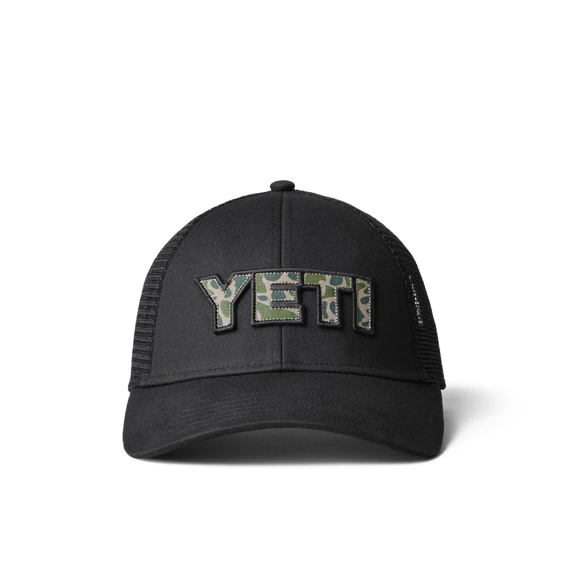 YETI Cap Logo Camo Badge Trucker Hat - Image 9