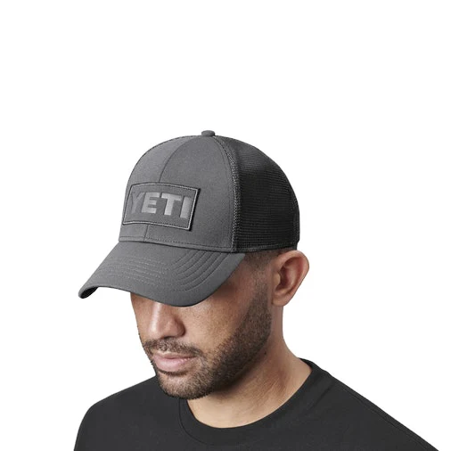 YETI Gray On Gray Patch Trucker Hat - Image 2