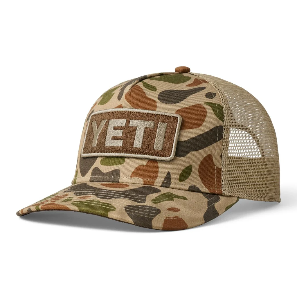 YETI Logo Full Camo Trucker Hat - Image 3