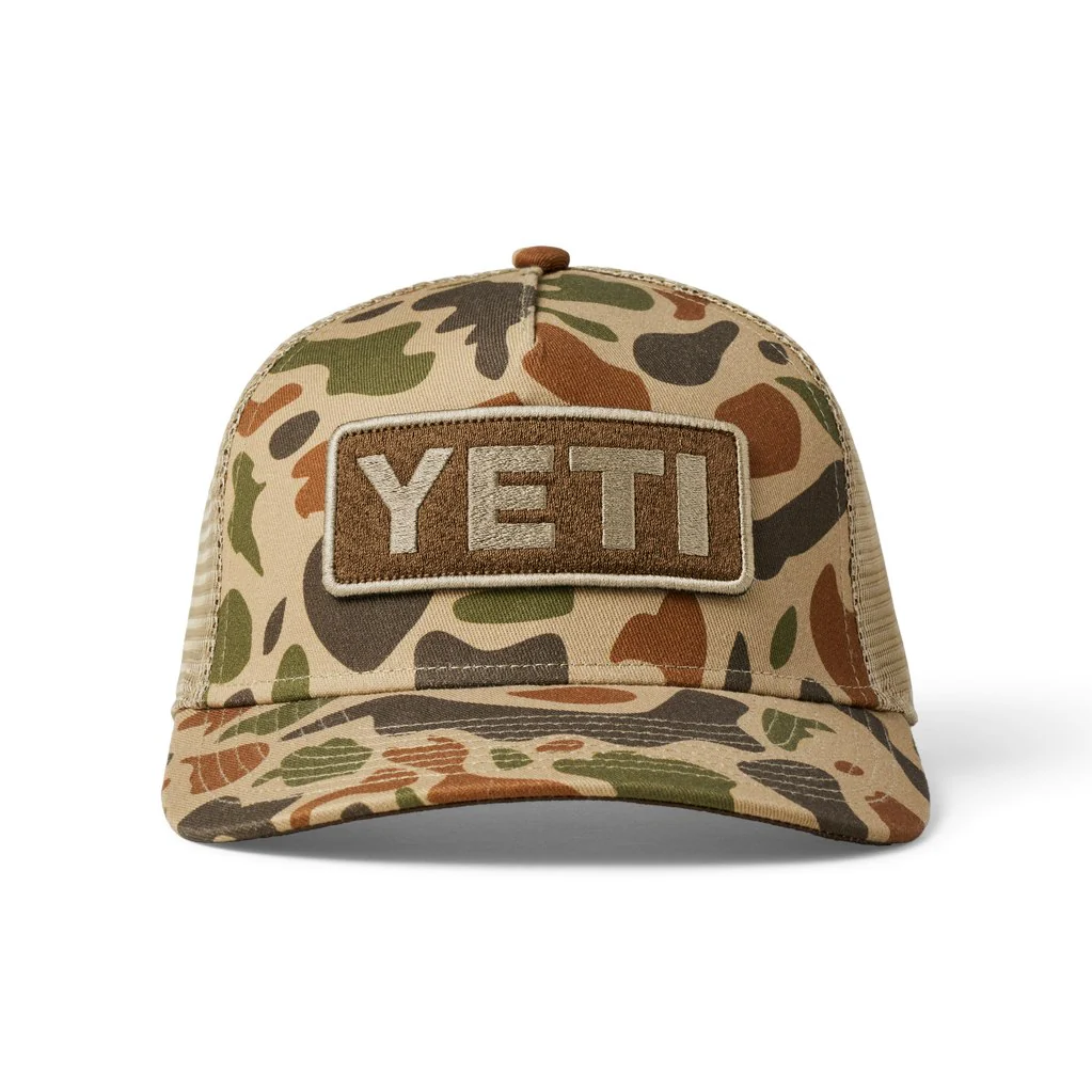 YETI Logo Full Camo Trucker Hat - Image 5
