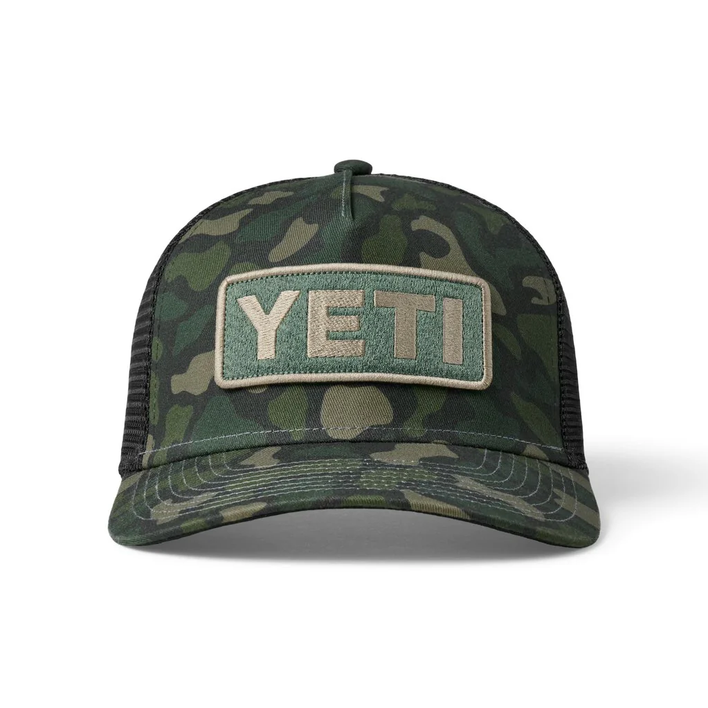 YETI Logo Full Camo Trucker Hat - Image 8