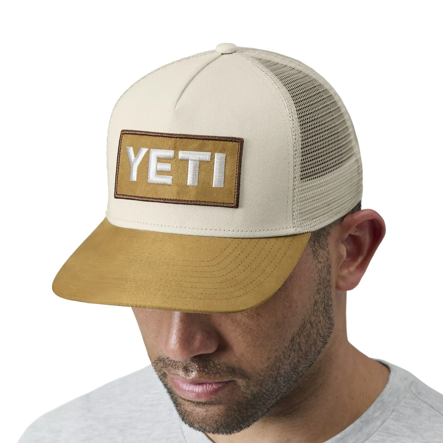YETI Logo Fx Suede Brim Trucker Hat - Image 2